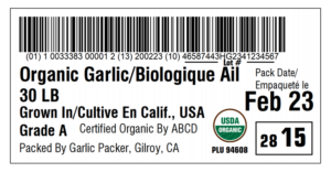sample label