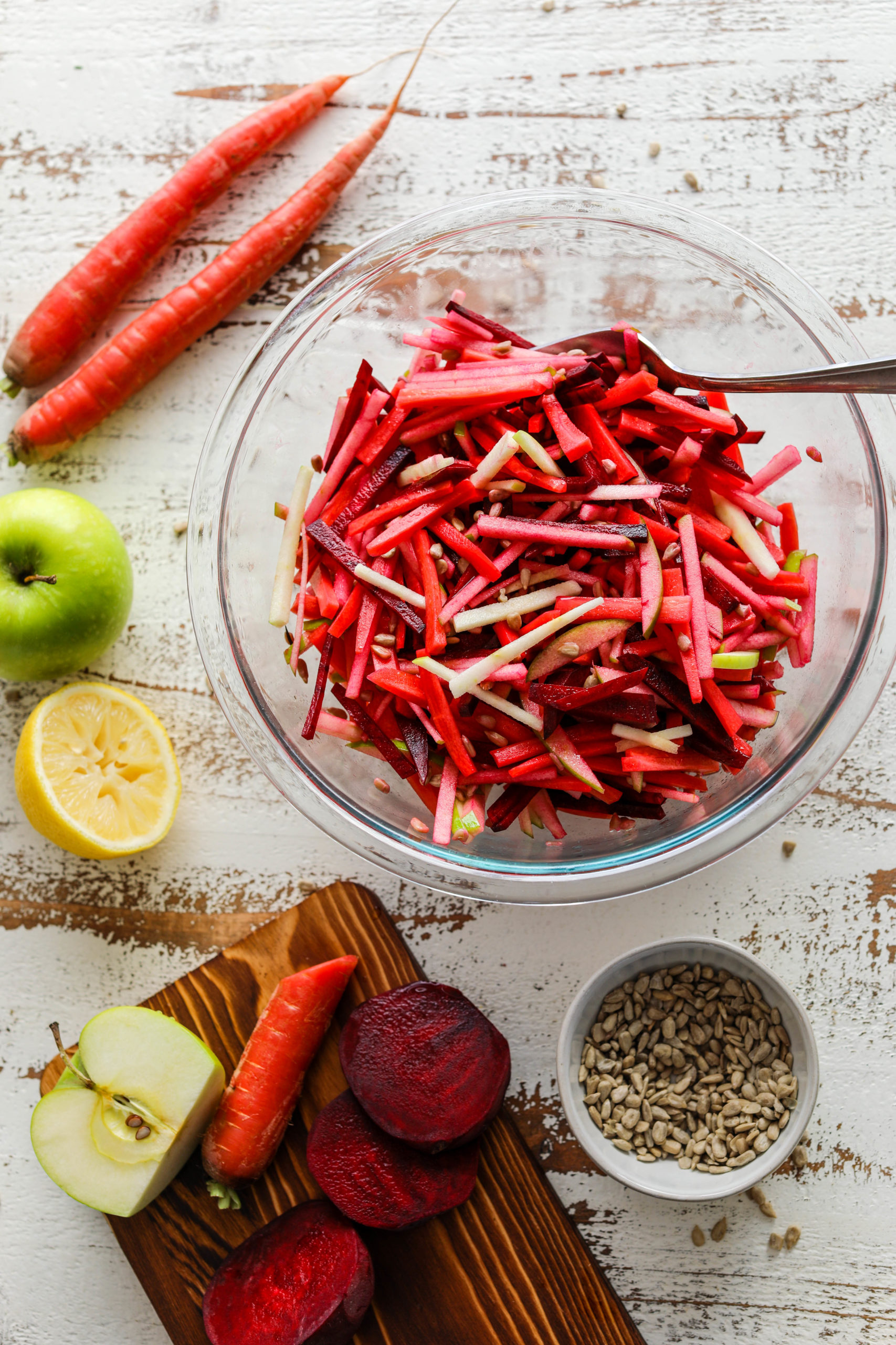 Red Carrot, Apple and Beet Detox Salad