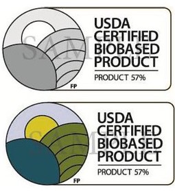 biobased product label example