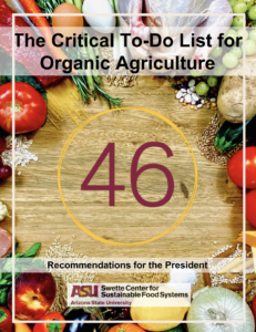 ASU organic report