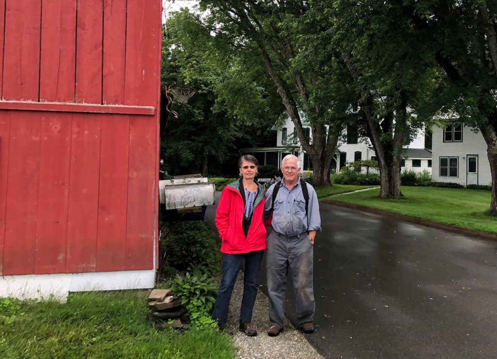 Charlie and Jean Siegchrist, owners and operators of the historic Barber Farm. Photo by Amy Overstreet, NRCS