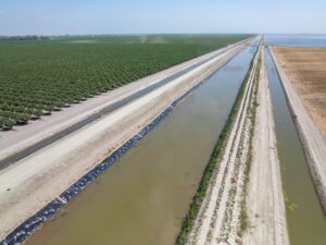 California water irrigation canal