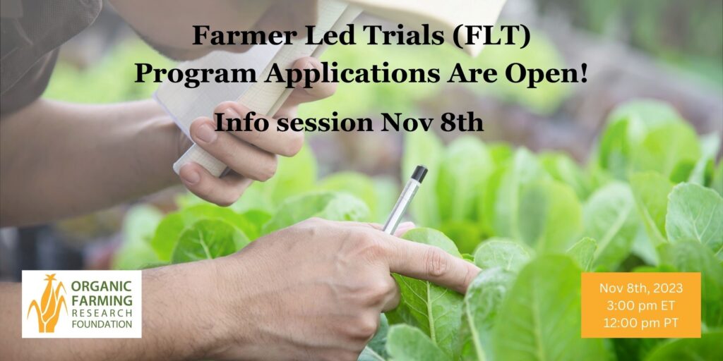 OFRF-farmer led trials