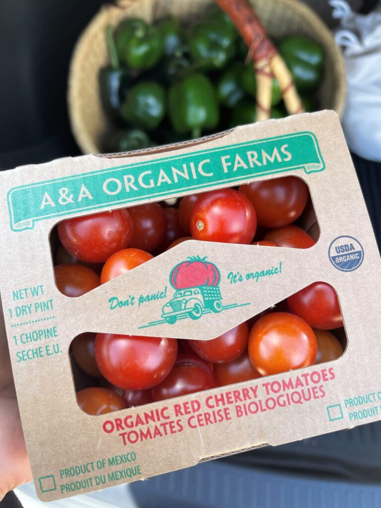 A&A Organic Farms showcasing sustainable packaging