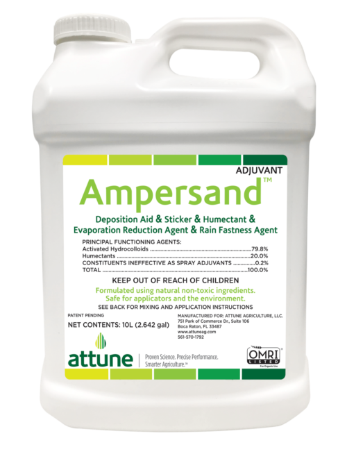 Ampersand adjuvant system offered by Attune Agriculture