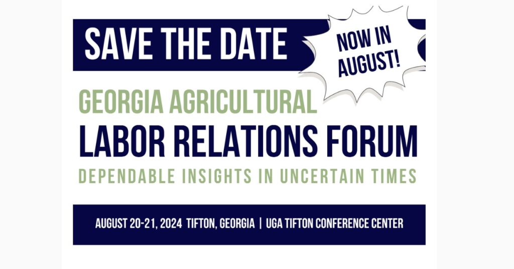 Georgia Ag Labor Relations Forum scheduled