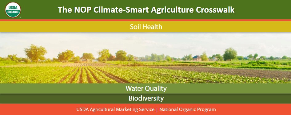 NOP adds climate-smart practices to Organic Integrity Learning Center