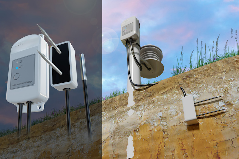New wireless soil moisture, temperature data loggers from Onset