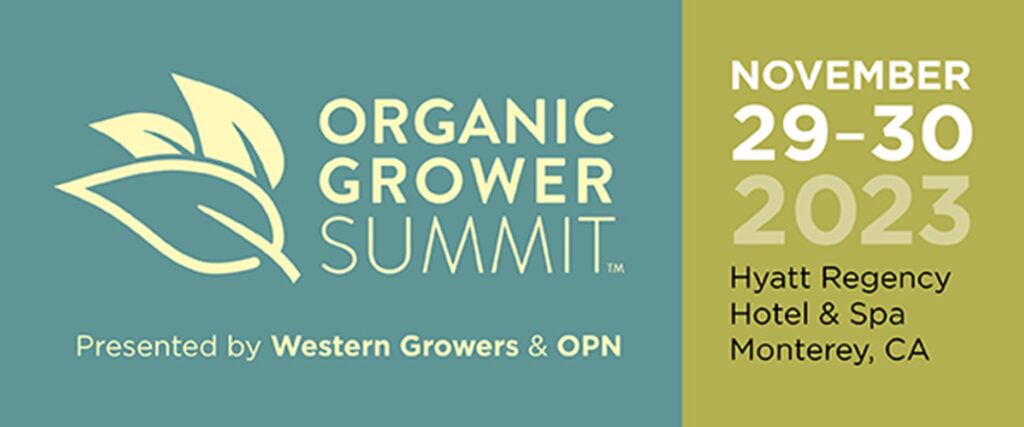 Organic Grower Summit registration opens