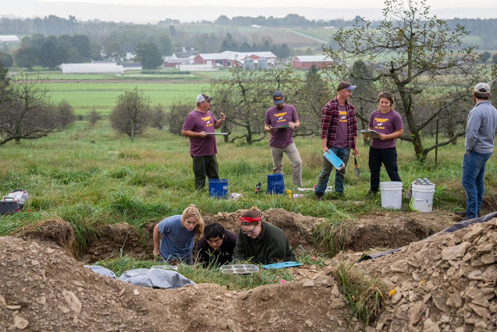University of Rhode Island students win soil-judging contest held at Rodale Institute
