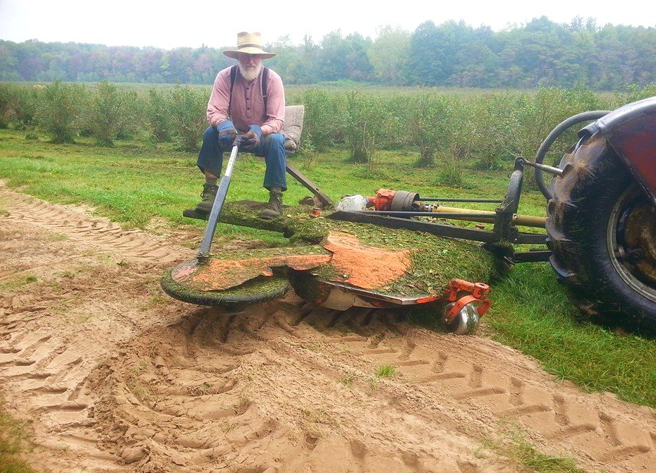 mower action photo