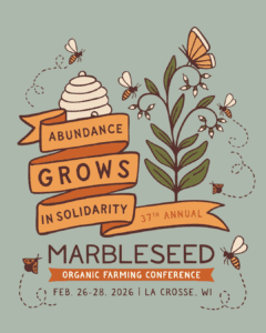 Marbleseed 2026 conference graphic.