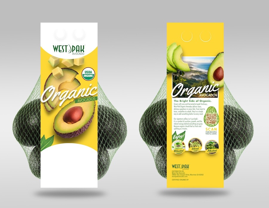 West Pak updates organic avocado packaging with new retail branding