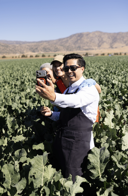 Bimi Baby Broccoli hosts food and agriculture creators at California farm