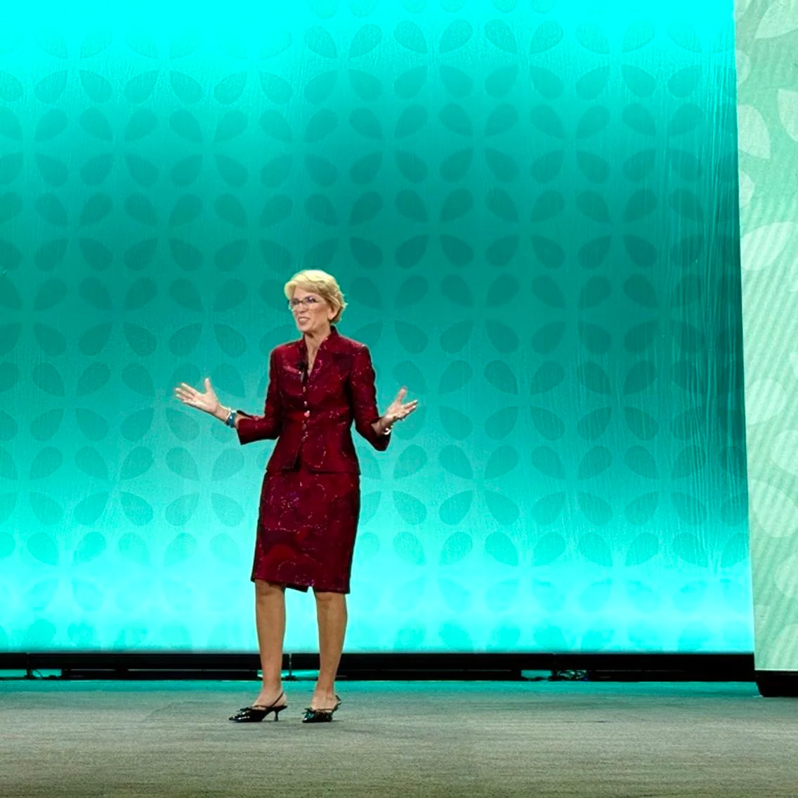 IFPA CEO Cathy Burns during the State of the Industry at the 2026 Global Produce & Floral Show. Photo courtesy of IFPA.